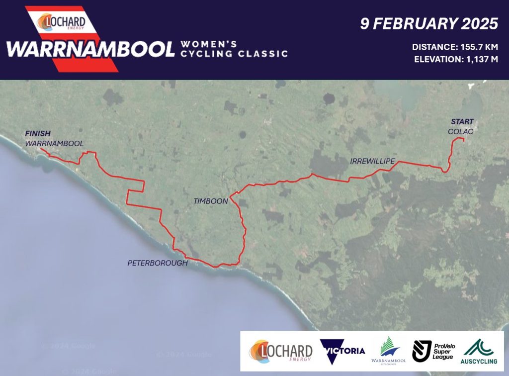 2025 Warrnambool Women's Cycling Classic Course